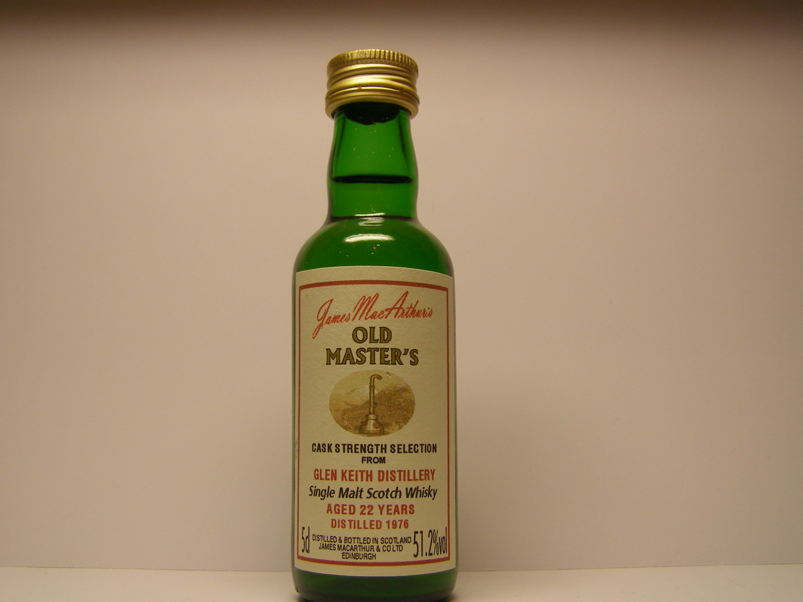 SMSW 22yo 1976 "James MacArthur´s" 5cl 51,2%vol